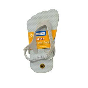 NWT Creatology Gray Flip Flops Tongs Size Medium 9.5
